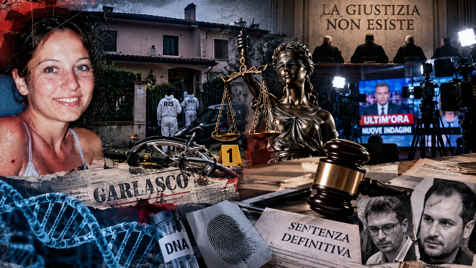GARLASCO DIMOSTRA CHE LA GIUSTIZIA NON ESISTE. ESISTONO LE SENTENZE. E, SOPRATTUTTO, LA NECESSITÀ DI TROVARE UN COLPEVOLE